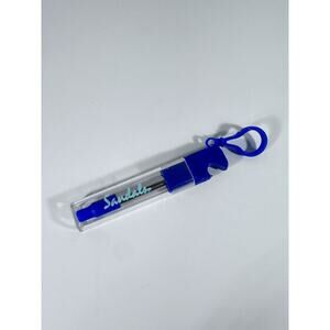 Sandals Resort Collapsible Metal Drinking Straw Reusable Straw Cleaning Brush 2